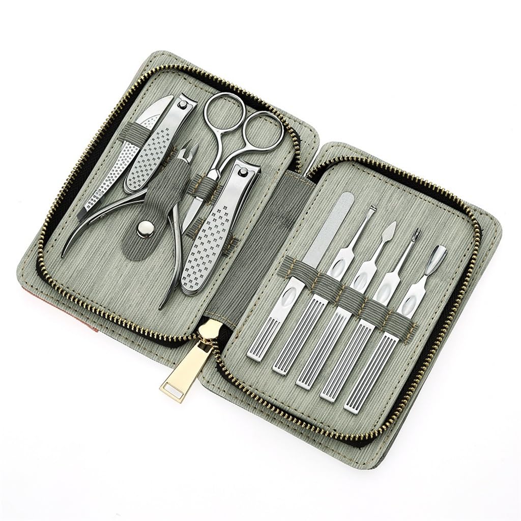 Nail Clippers 10 Piece Stainless Steel Nail Clippers Nail Scissors Nail Art Tools Set
