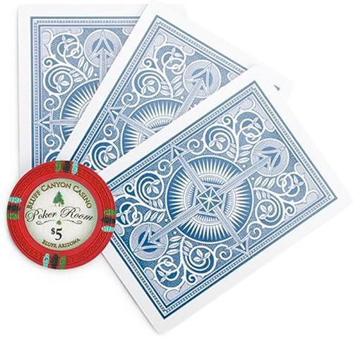 Miniatura 10 de Claysmith Gaming Bluff Canyon Poker Chip Heavyweight 13.5-gram Clay Composite  Pack of 50