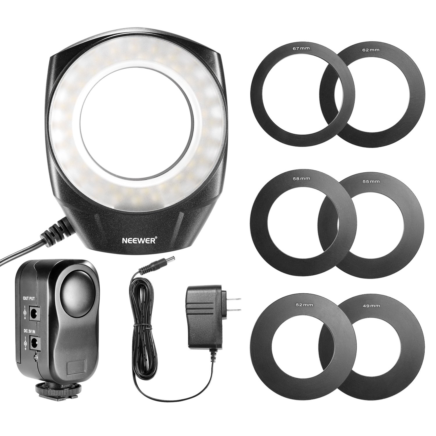 Aro Anillo De Luz Led 19 Pantalla Lcd Bicolor 3000K-5800K Control