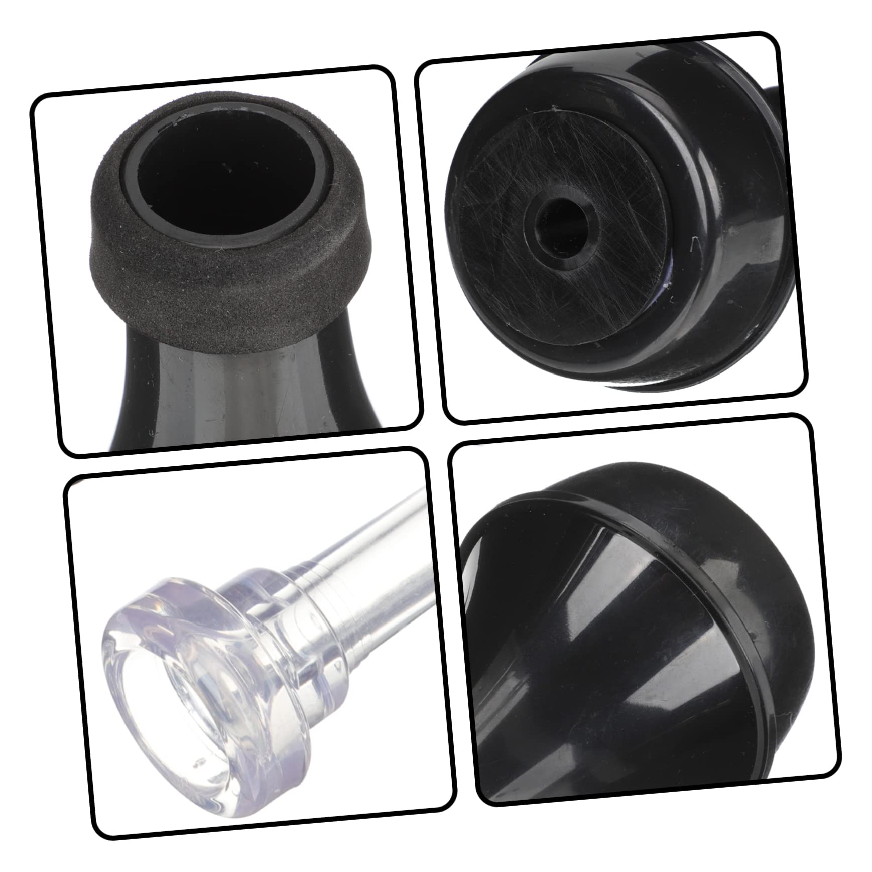 ifundom 3sets Sordina Per Tromba Professionale Mute Per Praticanti e Musicisti e Trasparente Facile Da Installare Riduce Volume e Migliora Suono