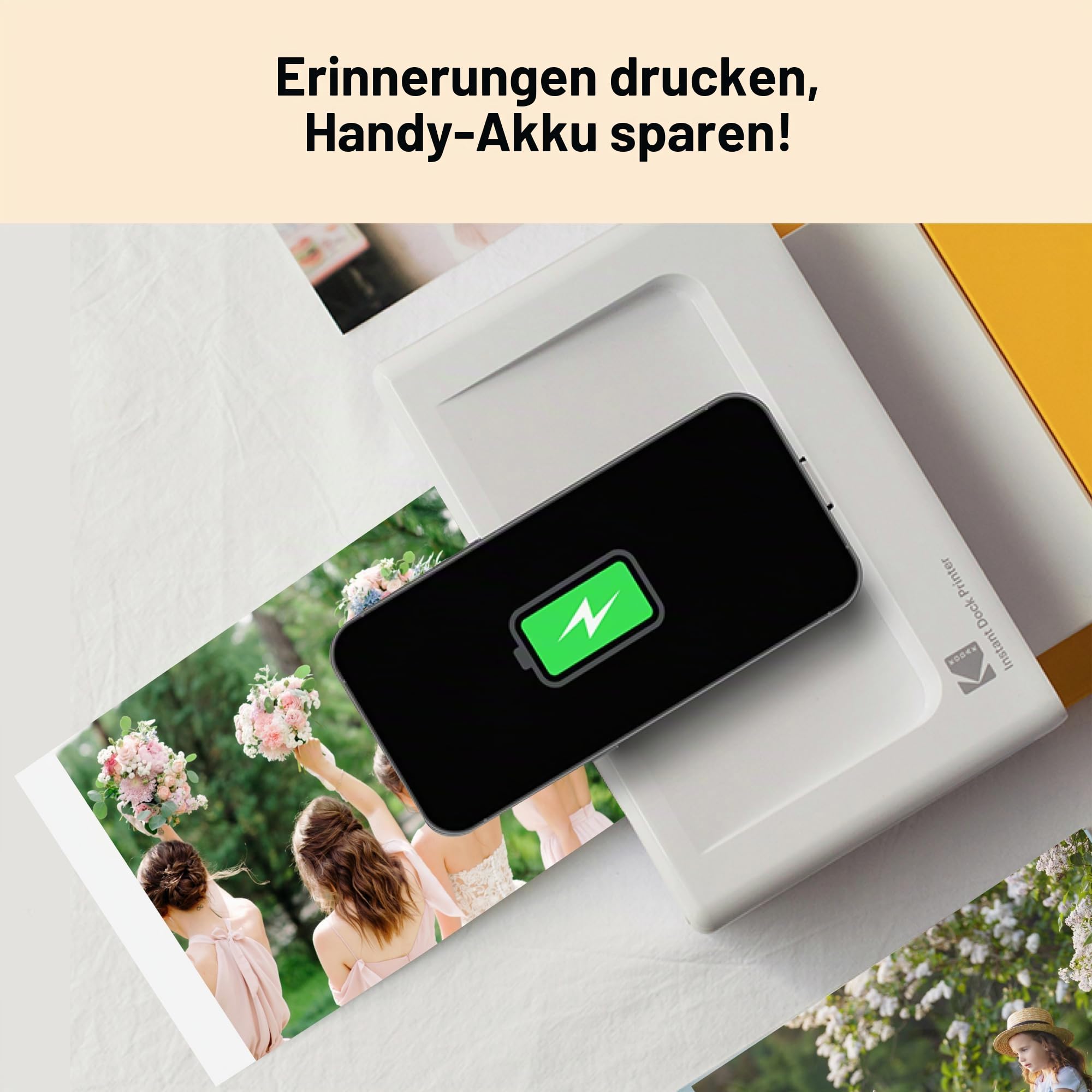 KODAK Dock Plus 4PASS Mobiler Fotodrucker 10x15cm