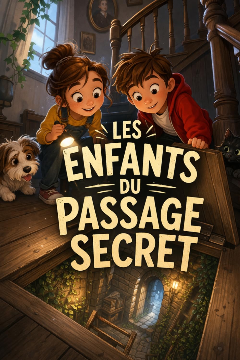 LES ENFANTS DU PASSAGE SECRET: 8/12 ans | Roman jeunesse mystérieux et poétique (Lecture d’été pour enfants dès 8 ans)