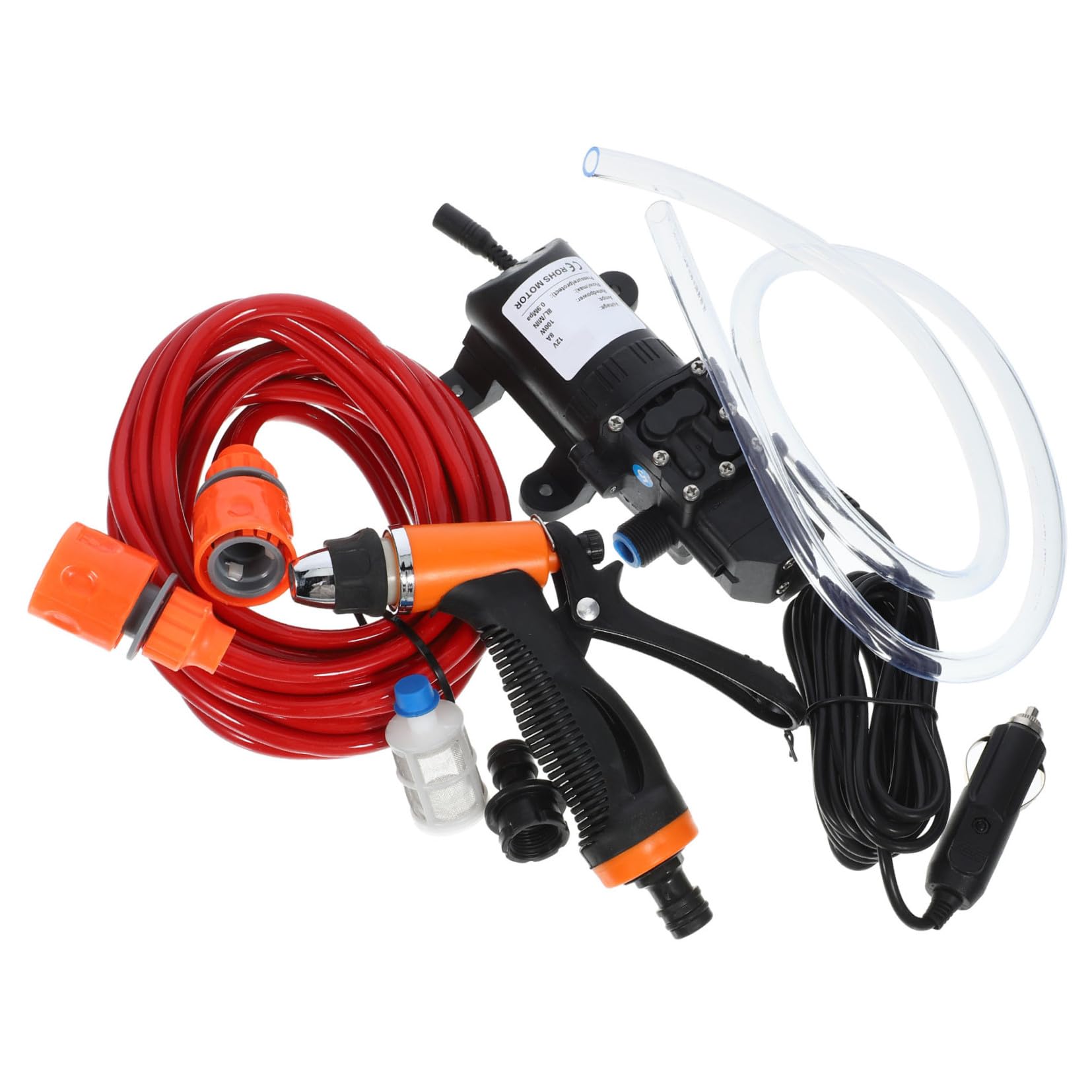 Bomba de agua de alta presión portátil con detalles de cobre para cuidado diario