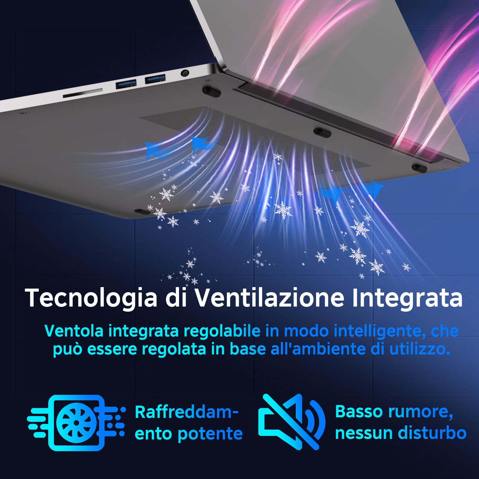 PC Portatile Gaming 16GB RAM 512GB 1TB SSD Espansione Core i3 (fino a 3,2Ghz) Notebook 16 Pollici Computer Portatile 1920 * 1200 IPS UHD Tipo C 5G WiFi con mouse & adesivi per tastiera Italiana-Grigio