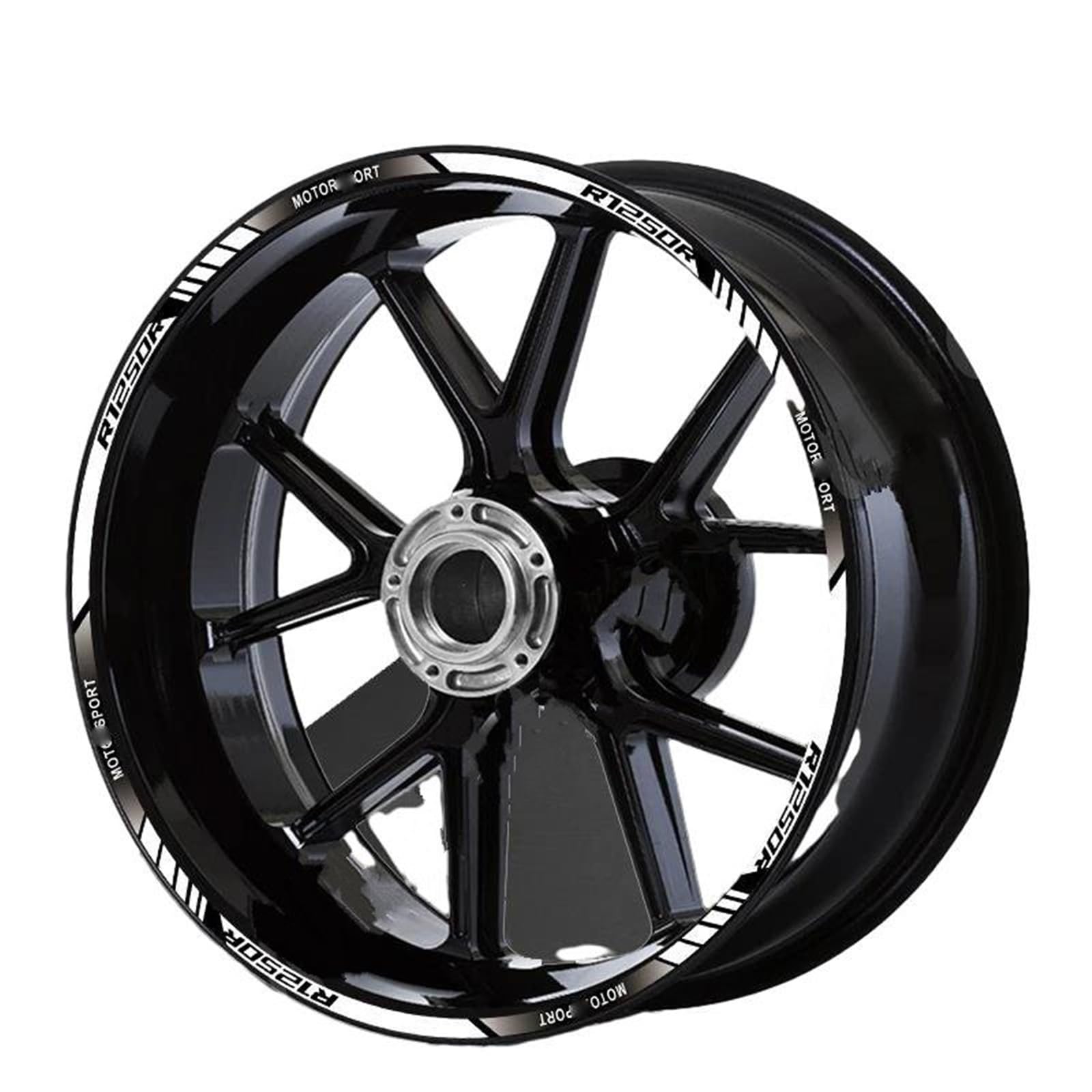 Applique for R1250R R1250RS R1250RT Motorcycle Wheel Rim Sticker Reflective Hub Stripe Tape Waterproof Decal(2)