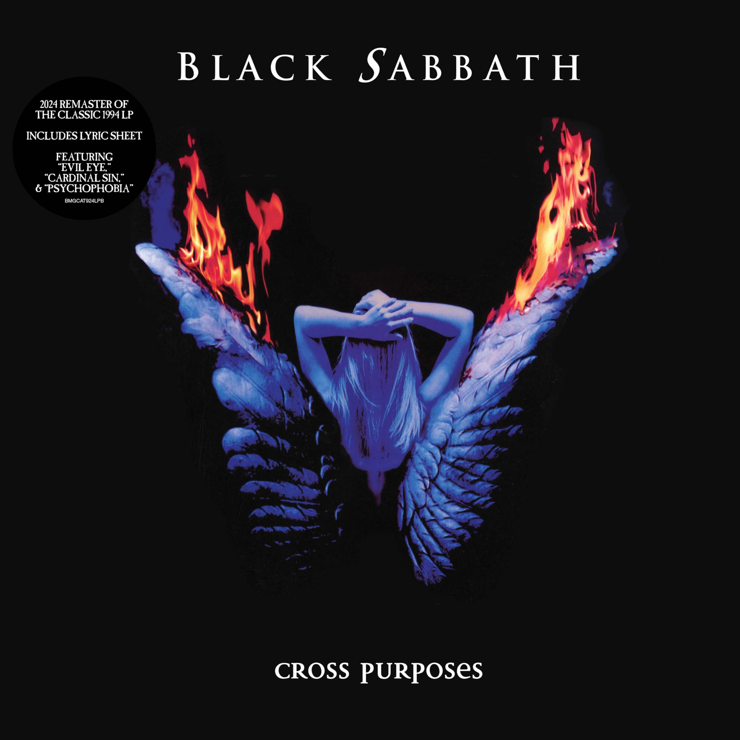 Black Sabbath Cross Purposes LP vinyl Europe BMG 2025 2024 Remaster on black