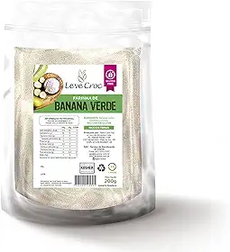 Farinha sem glúten de Banana verde Leve Croc 200g