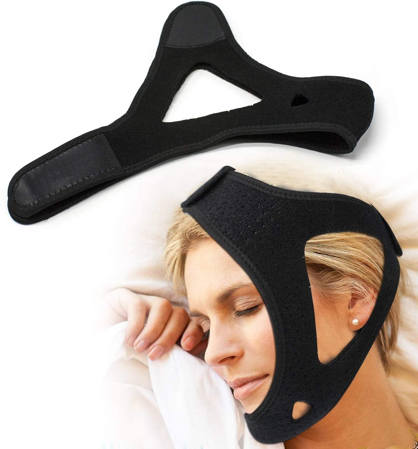 Anti Snoring Chin Strap, Adjustable Anti Snoring Chin Strap, New and