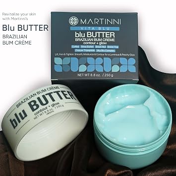 Martinni Brazilian Bum Cream 8.8oz | Cellulite Booty Cream for Firming, Hydrating & Contouring | Smoothing Body Butter with Brazil Nut, Shea Butter & Vita Blu Complex | Lifts, Tightens.
