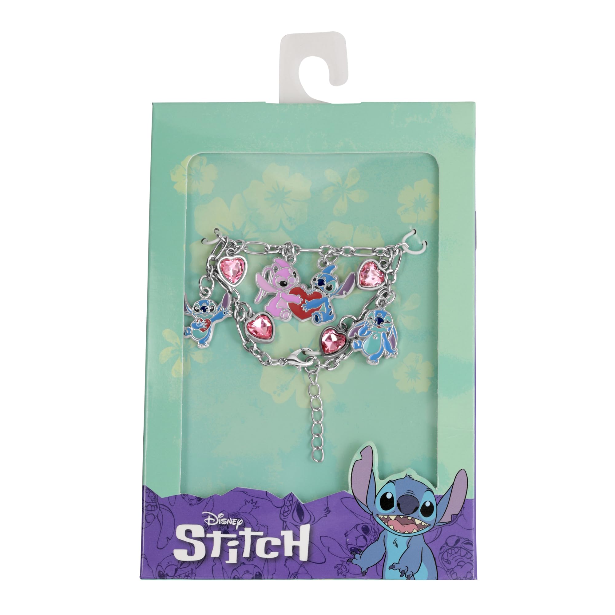 Disney Bransoletka Stitch & Angel, jeden rozmiar, imitacja złota, bez klejnotu