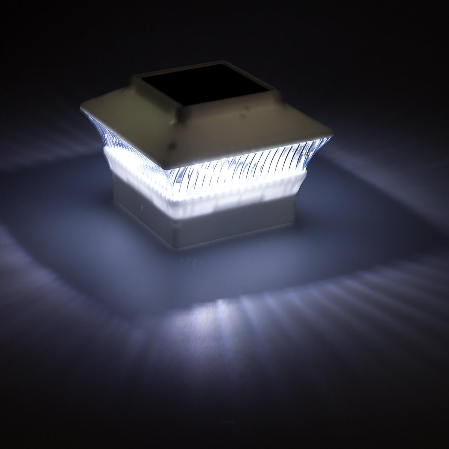 Big Sale GreenLighting 6 Pack Standard #2 Solar Powered 4 x 4 LED Fence Post Cap Lights for PVC Posts 0 (White) Free Shipping Over $50 GreenLighting 6 Pack Standard #2 Solar Powered 4 x 4 LED Fence Post Cap Lights for PVC Posts 0 (White)