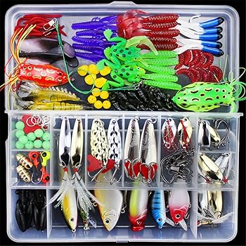 Brilliantday Kunstkoder Set Kunstliche Fischkoder Soft Koder Fischerei Gerat Koderhaken With Fishing Tackle Box Fur Susswasser Salzwasser Fischen Amazon De Sport Freizeit