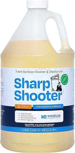 Sharpshooter, eliminador de olores y desengrasante de alta resistencia, limpiador de superficies de basura y espuma desodorizante, grado
