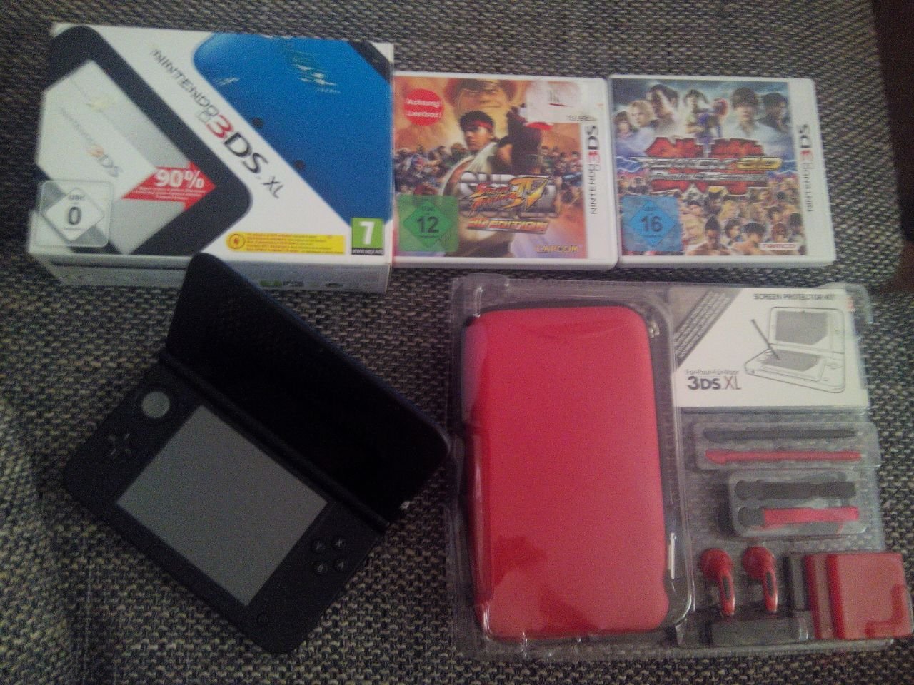 Nintendo Spielekonsole 3DS XL schwarz/blau : Amazon.co.uk: PC