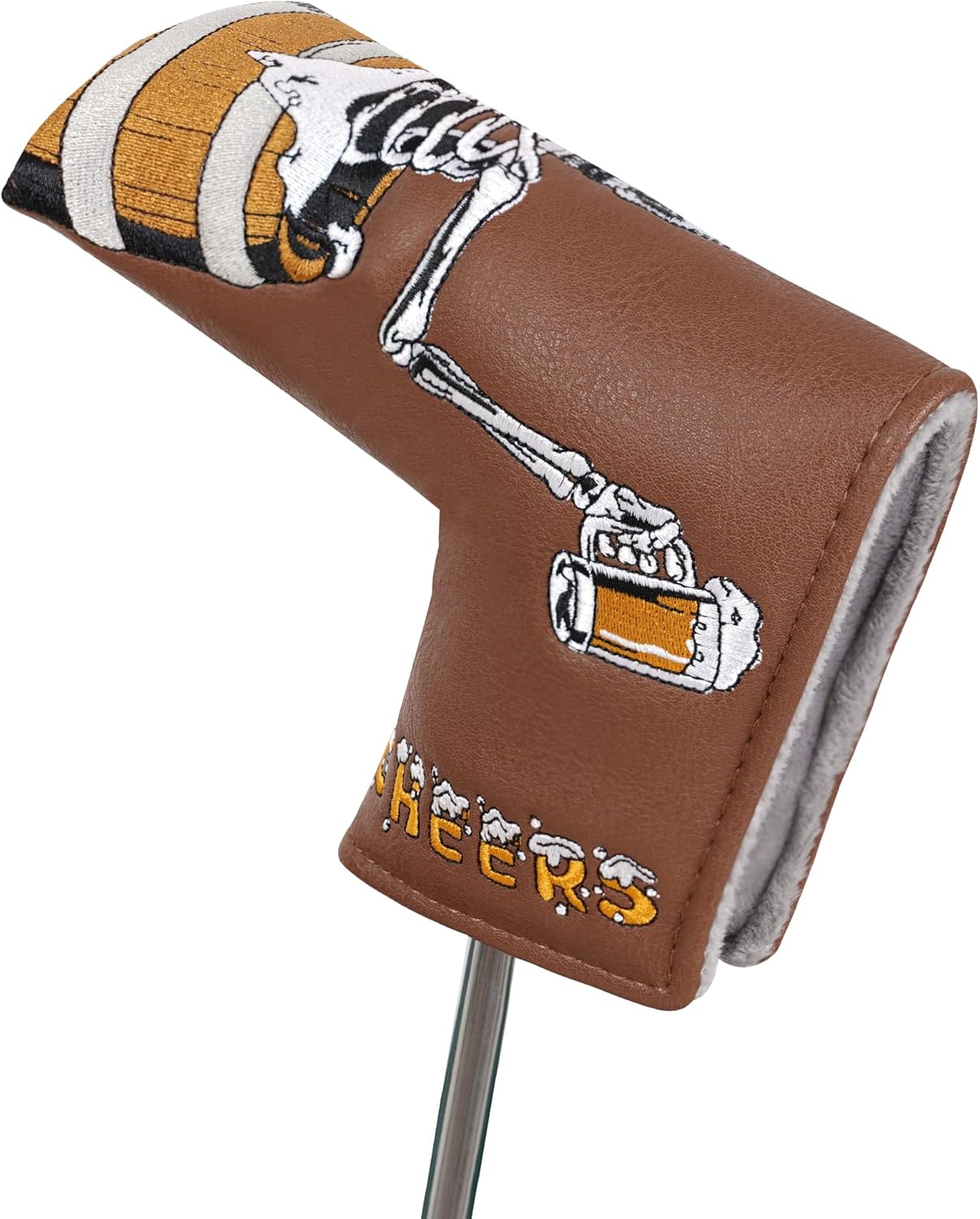 Big Teeth Golf Putter Cover,Mallet Putter Headcover,Mallet