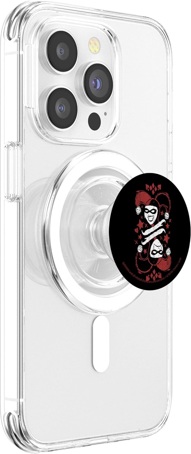 DC Comics Fan Art Harley Quinn Card Art PopSockets MagSafe PopGrip for iPhone