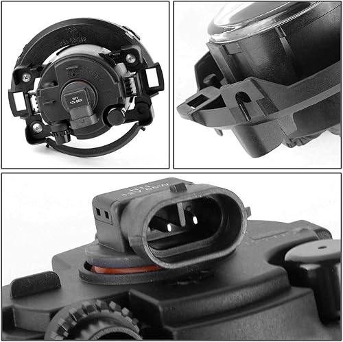 Miniatura 4 de DNA MOTORING FL-NS029-CH - Luz antiniebla para parachoques delantero para el lado del conductor y del pasajero, mejora la visibilidad compatible con