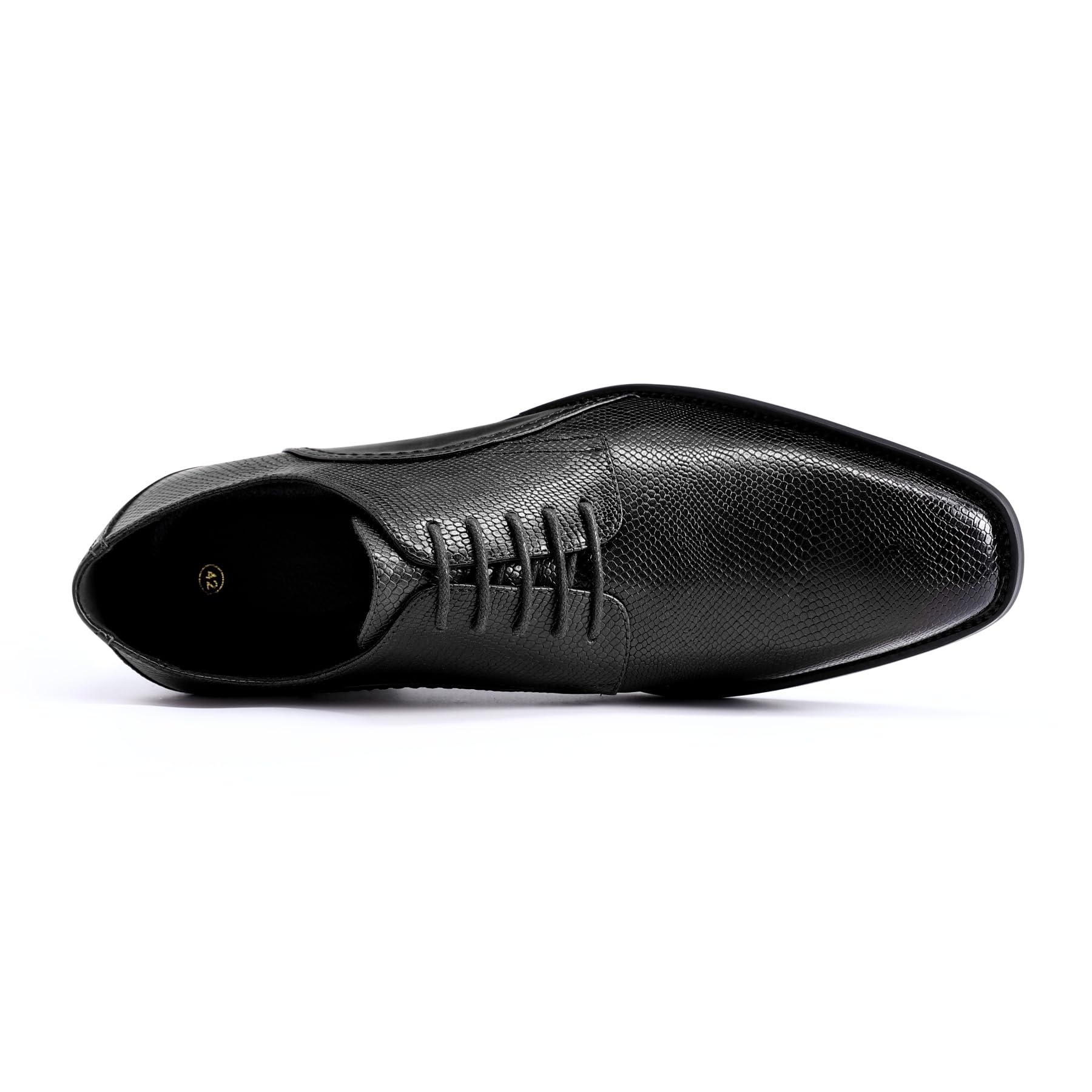 YFFUSHI Zapatos Derby Hombre con Cordones y Estampado de Serpiente Calzado Formal Elegante para Negocios Bodas y Trabajo