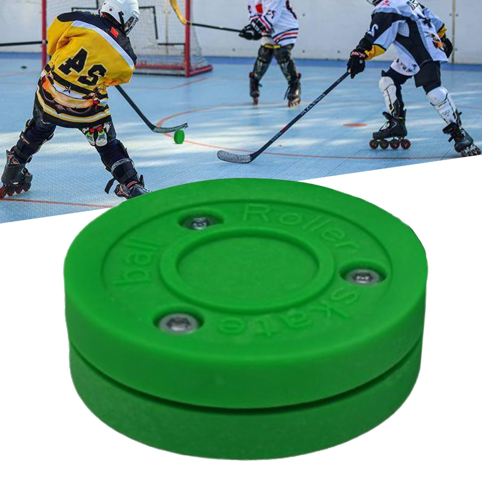 Green Biscuit Entraînement Hockey Puck Réutilisable Entraînement de Hockey sur Glace Entraînement Entraînement Hockey sur Glace