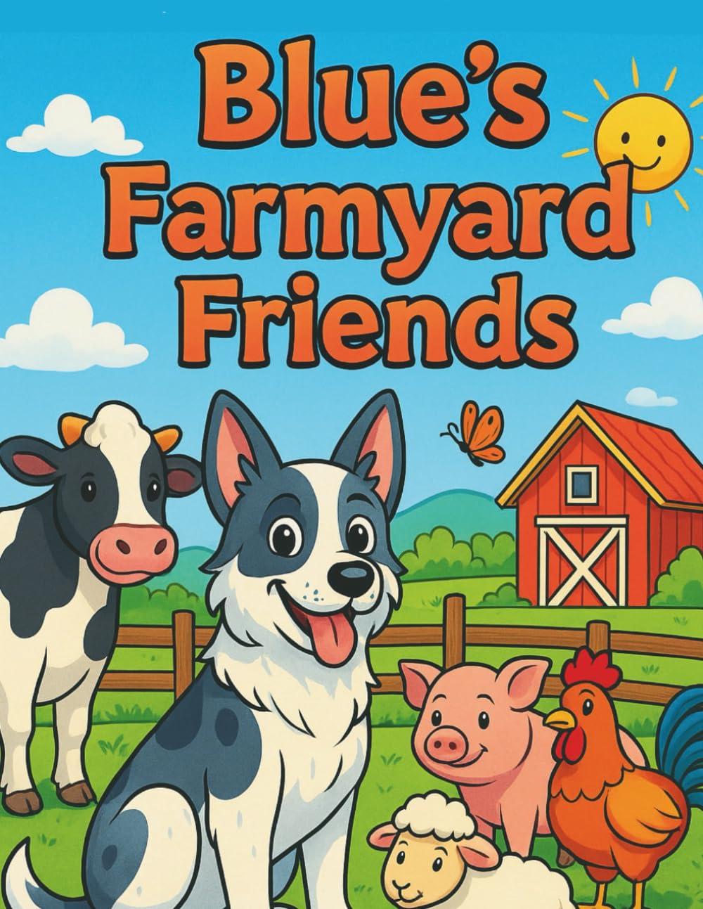Blue's Farmyard Friends: Colouring Book