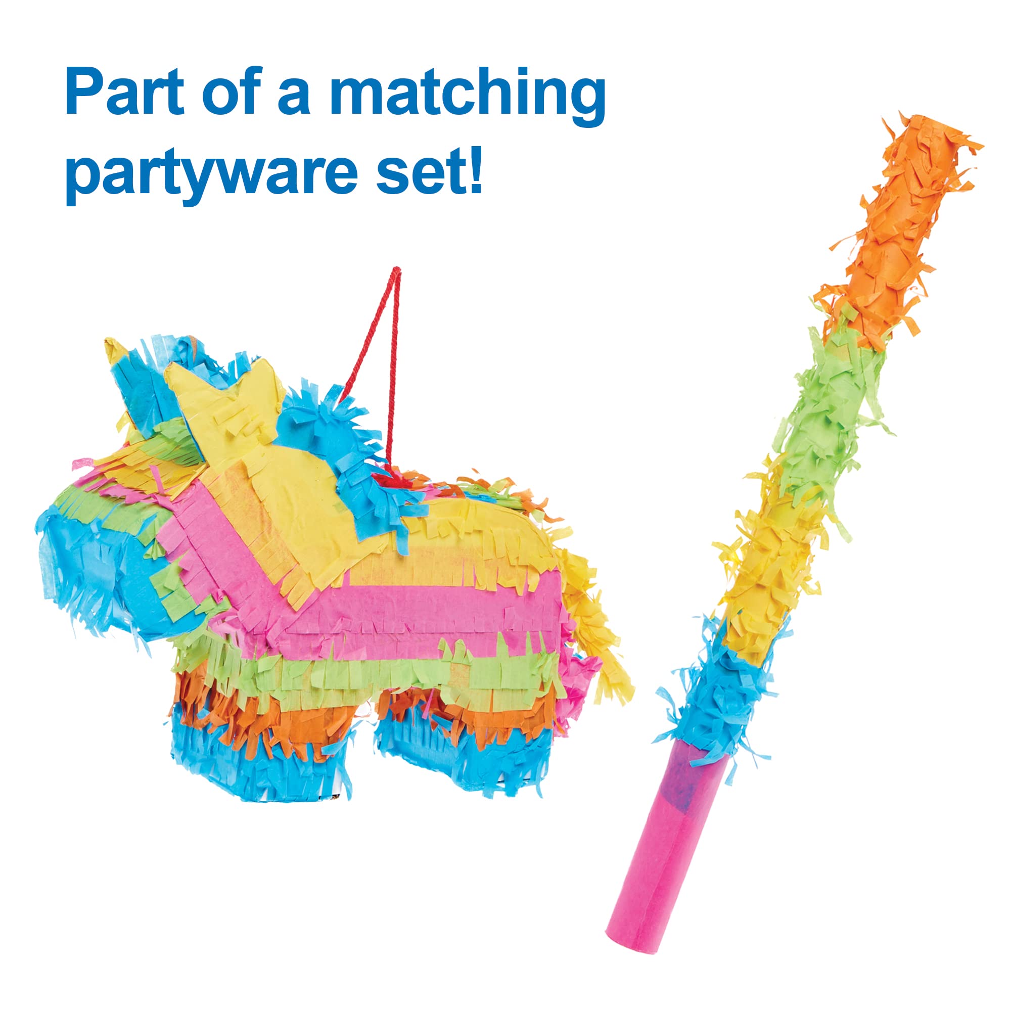 Baker Ross FX904 Rainbow Unicorn Pinata Kit - Pinata Game and Decoration for Kids Parties - Image 5