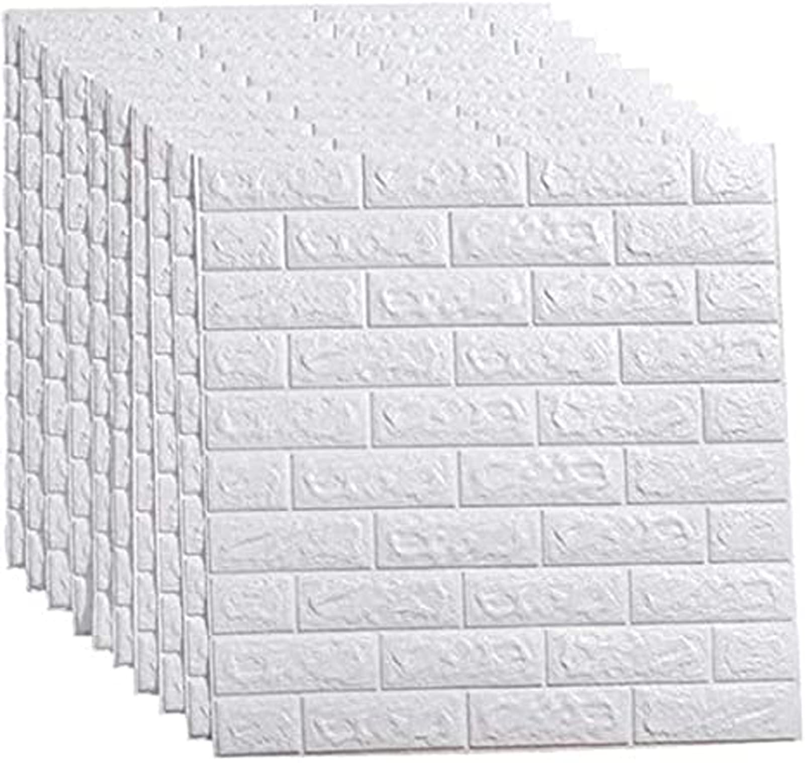Stickers muraux brique 3D blanc autocollants | Panneau mousse de rénovation