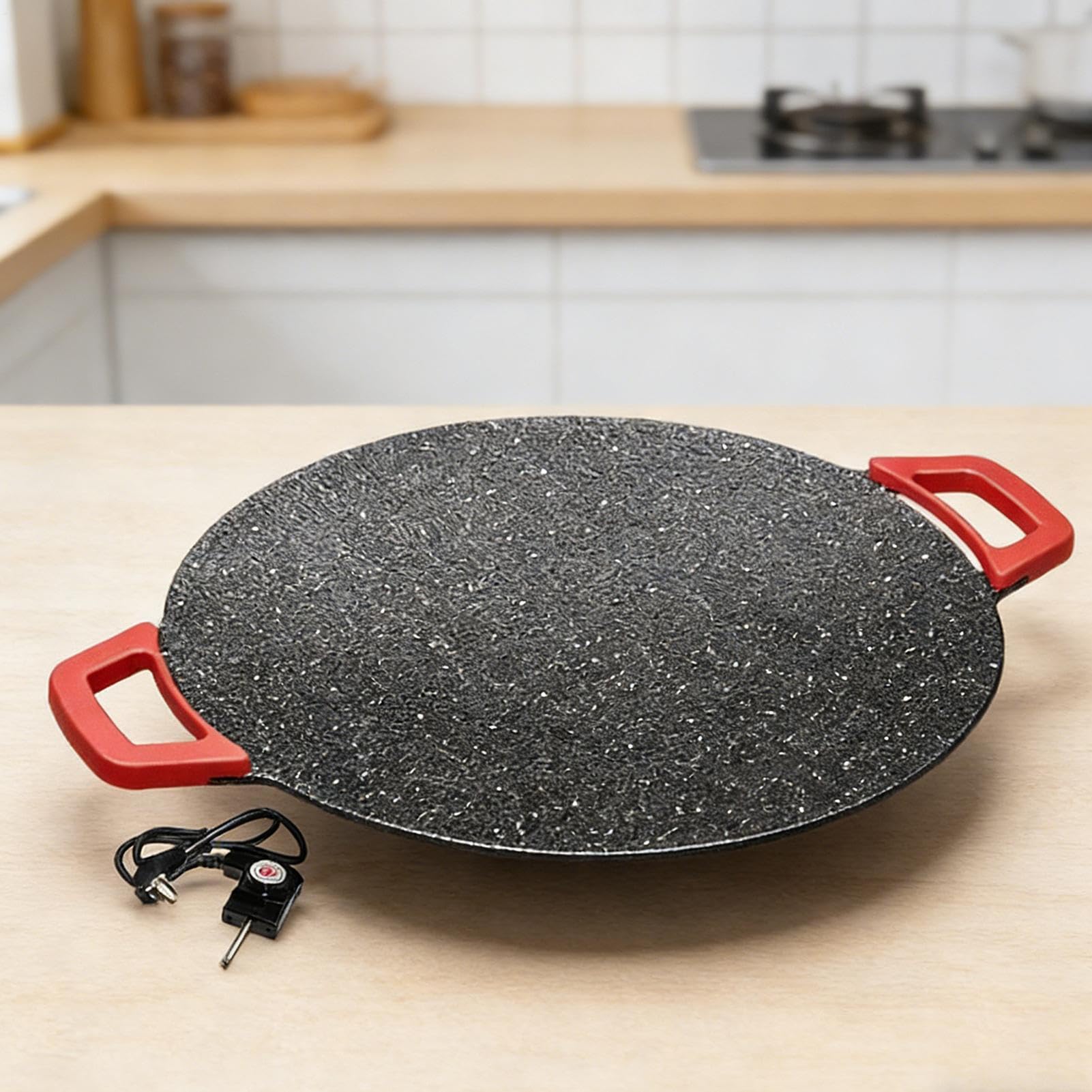 Générique Plancha Électrique Pour Intérieur De Cuisson Électrique | Plancha De Grillade Extérieure Pour Cuisine Restaurant Maison Utilisation Intérieur Extérieur Pique-niques Barbecue Camping