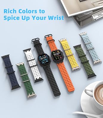 MoKo Upgraded Ocean Band Compatible with Apple Watch 42/44/45/46/49mm