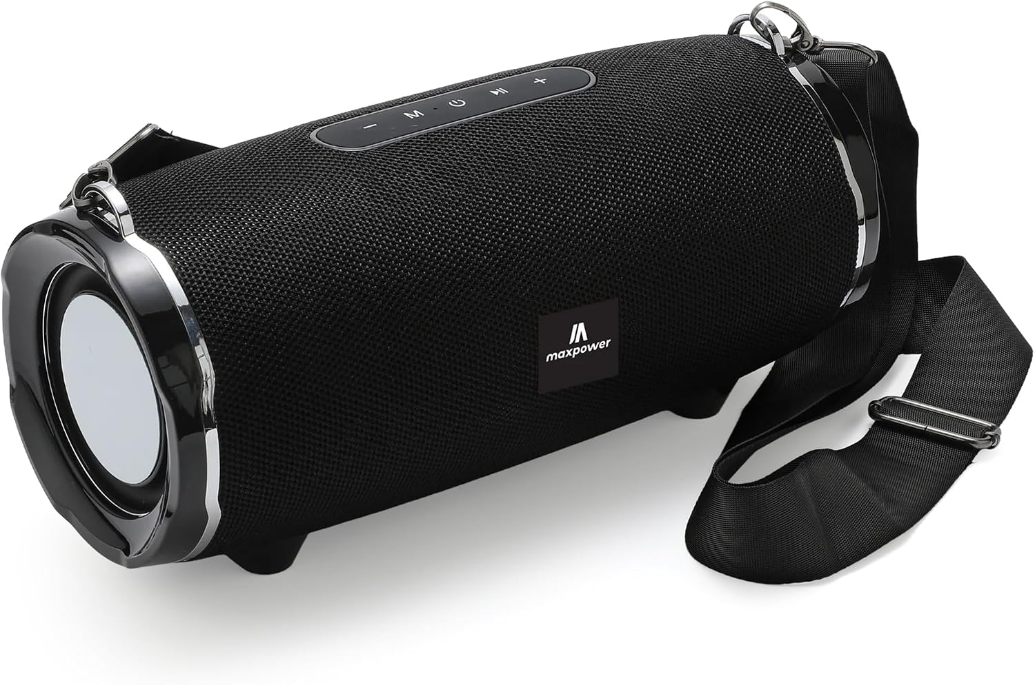 Max Power Encore Outdoor Bluetooth 5.3 Speaker, Carry Strap, Black, MPD187