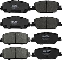 Vista 33 de Juego de pastillas de freno delanteras y traseras de 4 ruedas de repuesto de pastillas de freno de disco de cerámica para Nissan Pathfinder