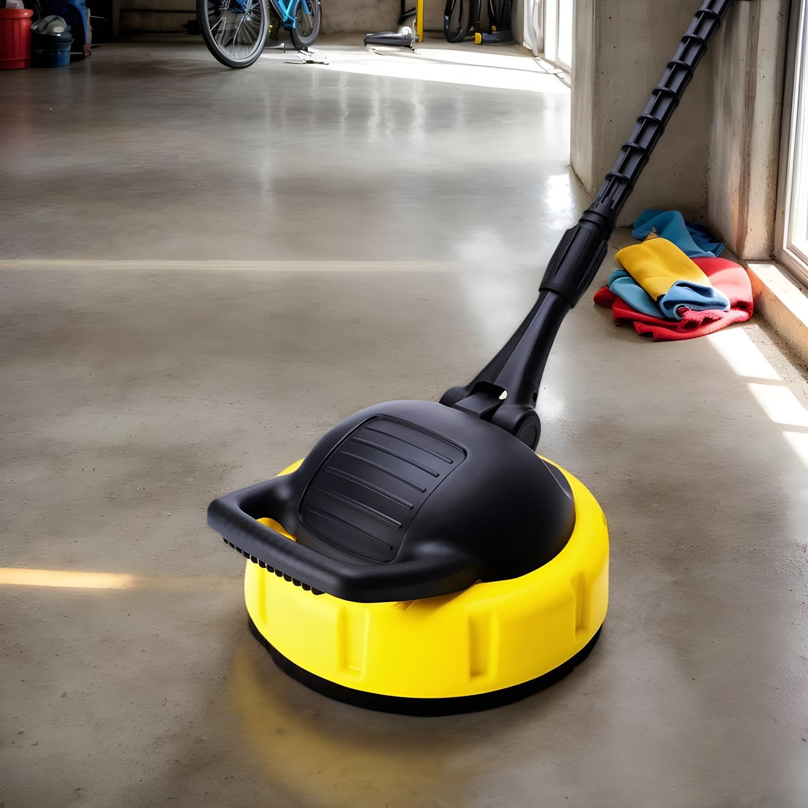 Limpiador De Superficies para Hidrolavadora Fregadora Portátil Multiusos | Limpiador de Patios Multiusos Para Suministros, Calzadas, Patios, Revestimientos, Aceras, Hormigón, Y Ladrillo