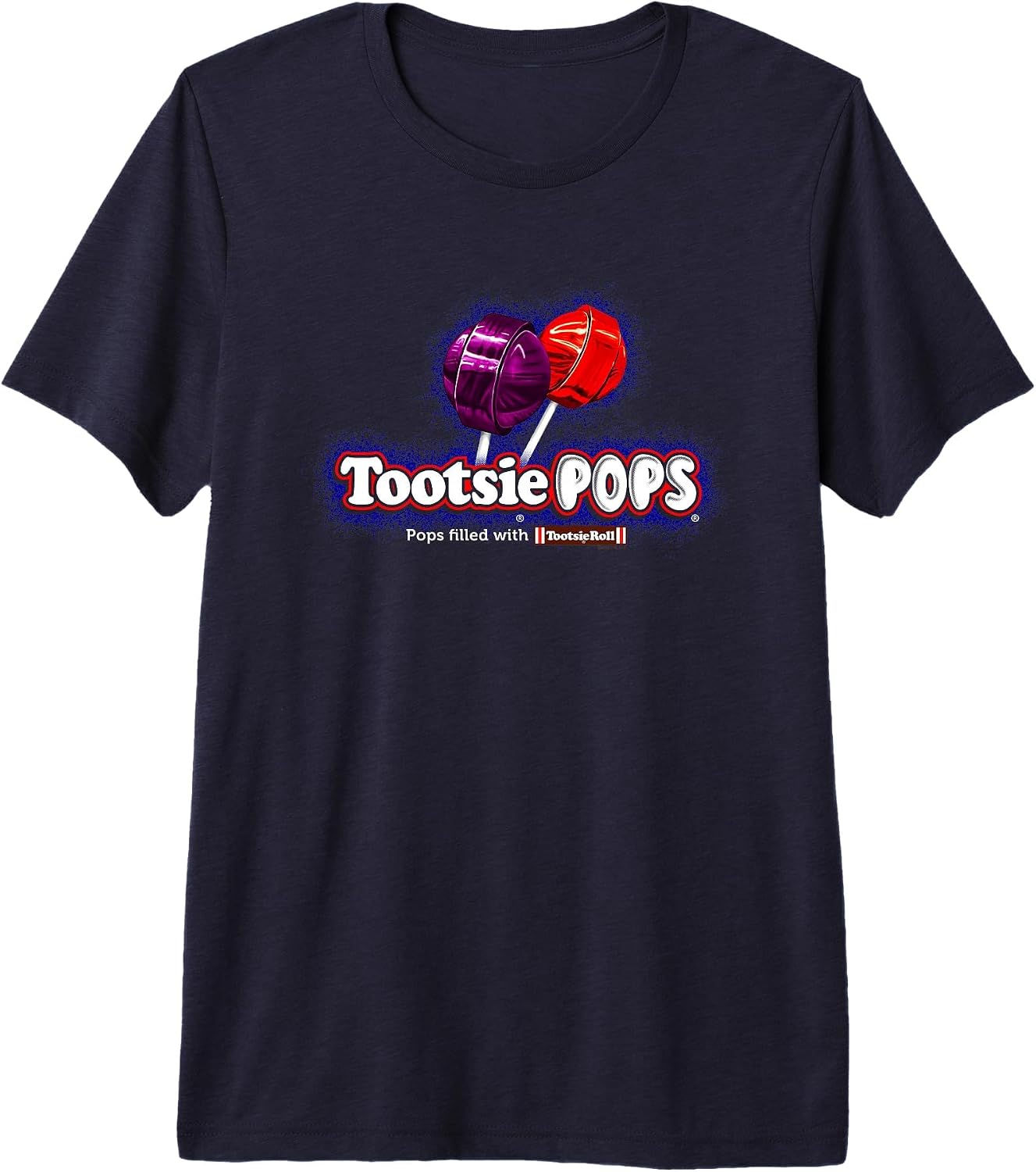 Tootsie Roll Glowing Tootsie Pops Sucker Candy Premium Tri-Blend T-Shirt
