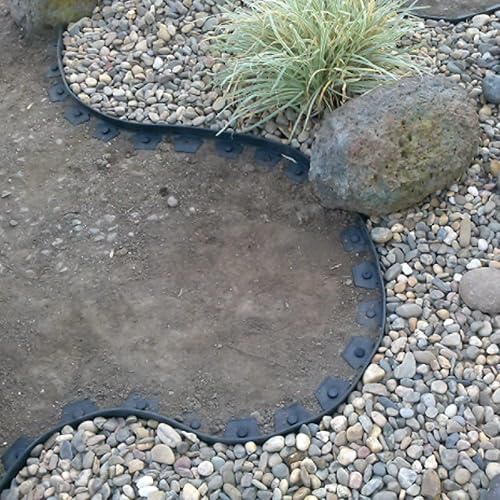 Miniatura 4 de Asoleo Paquete de 25 púas de nailon en espiral para anclaje 8 pulgadas de jardín para bordes de pavimentación barrera de malezas césped artificial y