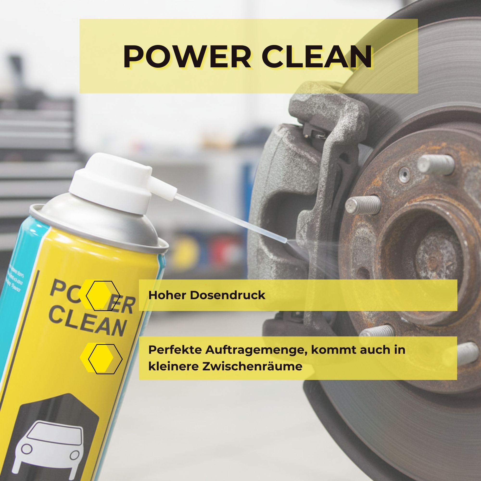 4 Stück INNOTEC Power Clean 750 ml Aerosol – Universalreiniger & Entfetter – entfernt Fett, Öl, Teer, Wachs und Kleberückstände – ideal für KFZ, Werkstatt, Maschinenbau & Industrieanwendungen