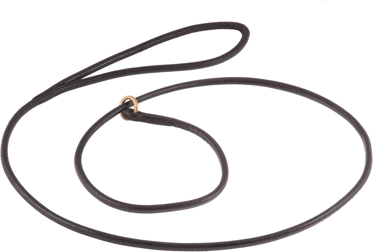 Alvalley Round Leather Lead for Dogs Thickness 3/16 in x Large 6ft