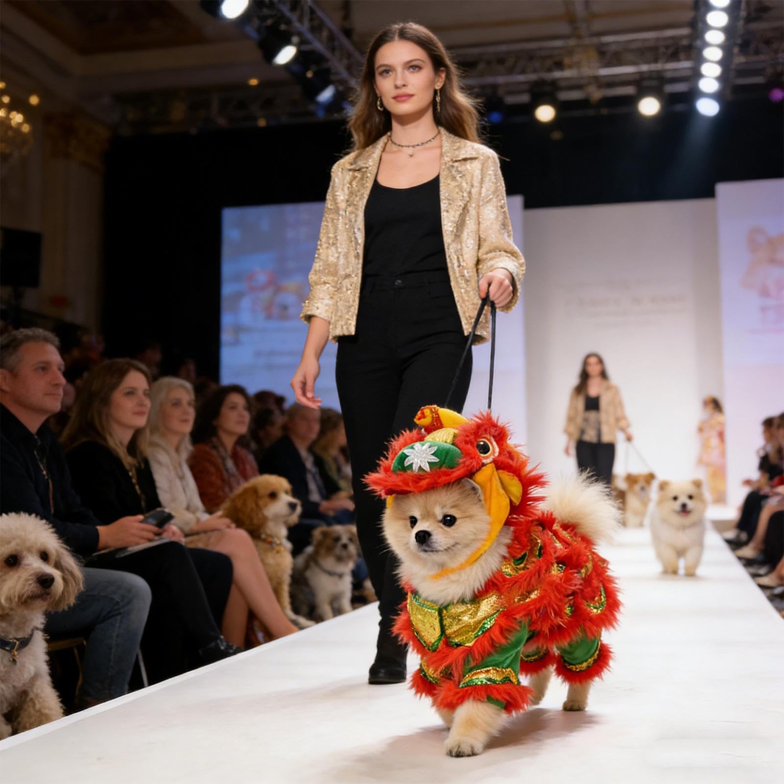 Estilo Oriental: Ropa de Vestir para Gatos, Ropa Formal para Cachorros, Traje canino Tradicional, de Animal con Ribete de Terciopelo SPU, de Vacaciones para Fiestas temáticas, Accesorios