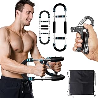 Twister - Entrenador de brazo para hombres y mujeres, resistencia de 60 a 90 libras con fortalecedor de agarre de mano ajustable, equipo de entrenamiento y fitness para la parte superior del cuerpo