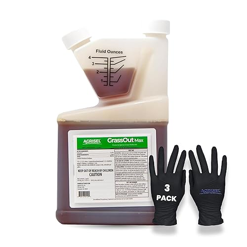 Miniatura 10 de Agrisel GrassOut Max - Herbicida para más de 50 malezas herbáceas sin dañar las plantas deseadas, seguro para mascotas, tratamiento de área grande,