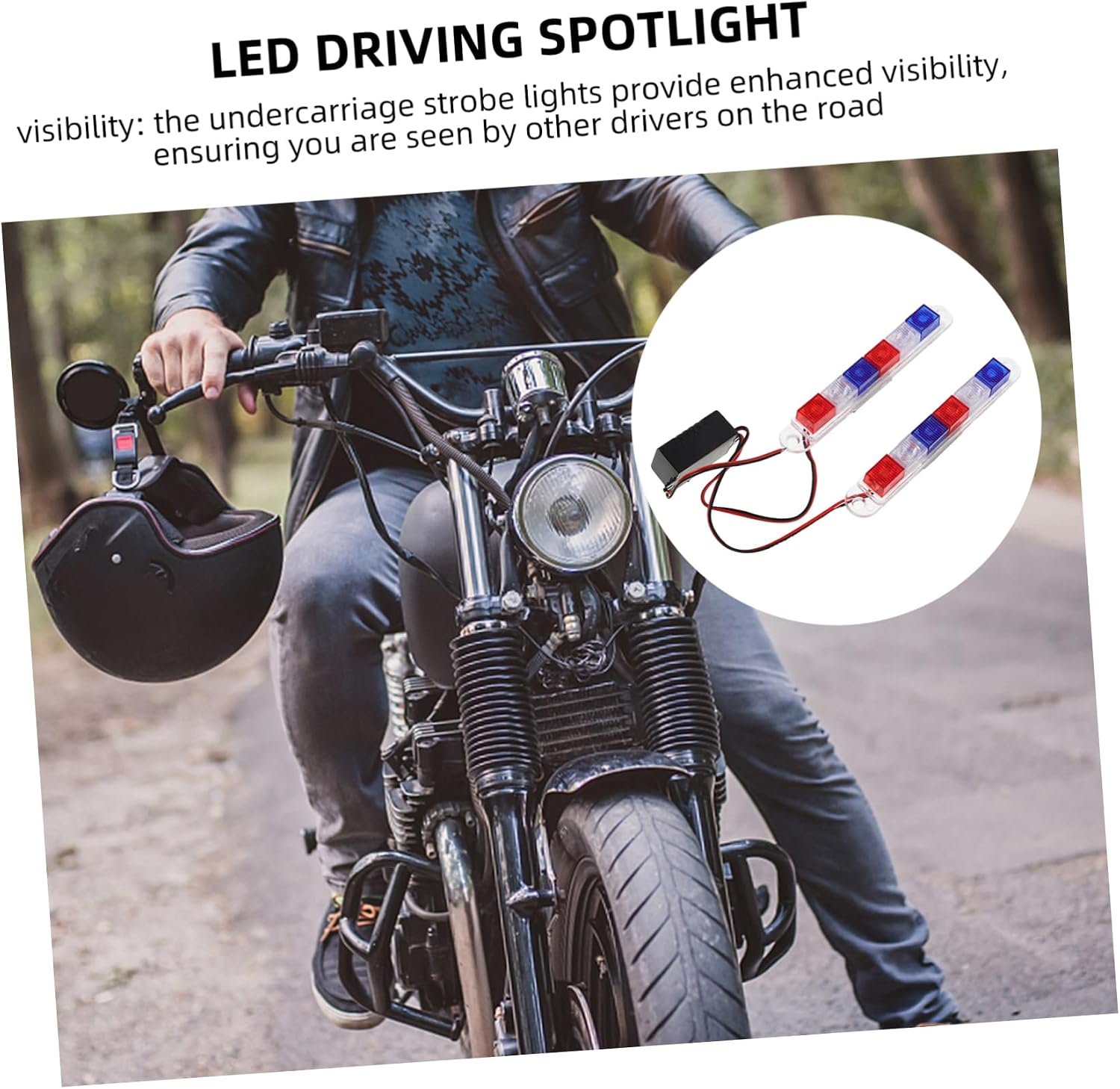 Hemobllo 2pcs Led Motorcycle Indicator Lights Flashing Turn Signal Lights for Night Riding Distinctive Style Motorcycle Accessories Safe and Eye-catching Colors for Dirt