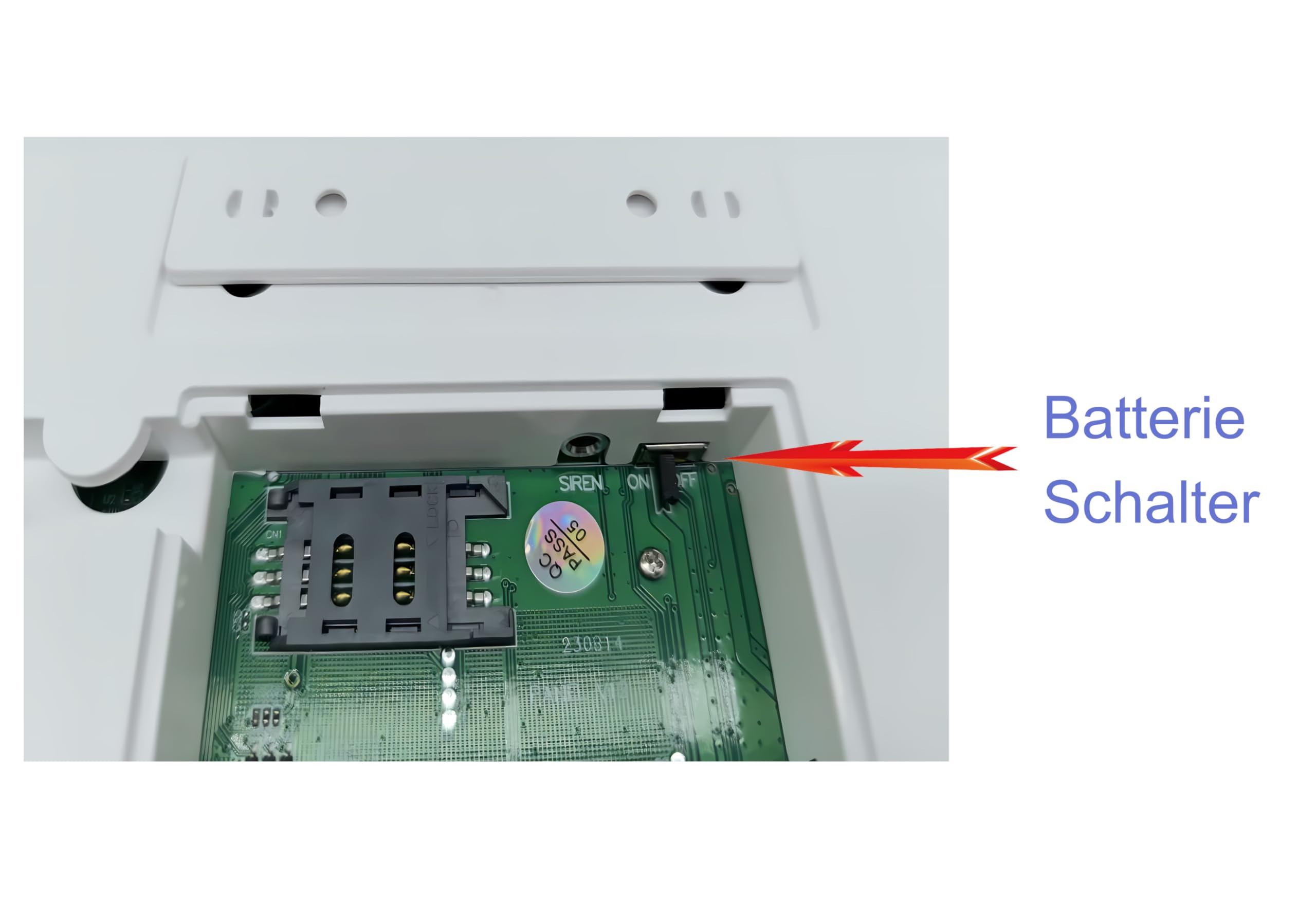 GSM/WLAN Alarmanlagen Komplettsystem mit Überwachungskameras, TECPEAK Alarmanlage Haus, Haussicherheits Set (KIT1)