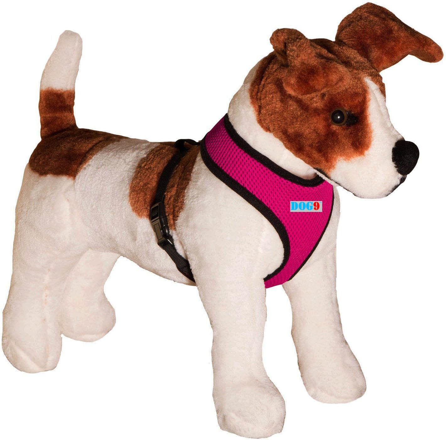 Mesh Dog Harness - Comfortable Dog Vest, No-Choke Soft Harness (Pink, X-Small)