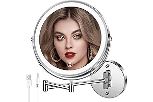 Enhanced Illumination for Precision Makeup Application: Wall Mounted Lighted Makeup Mirror
