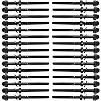 Vista 1 de Hardware de barandilla de cable negro 1/8,Kit de sistema de barandilla de cable,Tensor de espárrago 60pcs,para postes de madera y metal