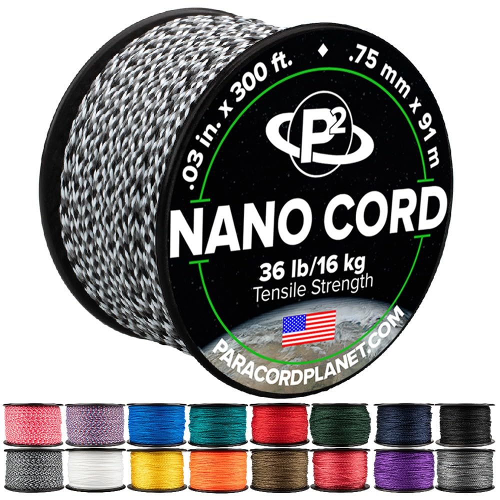 Paracord Planet Nano Cord –Lightweight Nylon Nano Paracord – Great for Arts & Crafts, Home Décor, Camping and More! — image 1