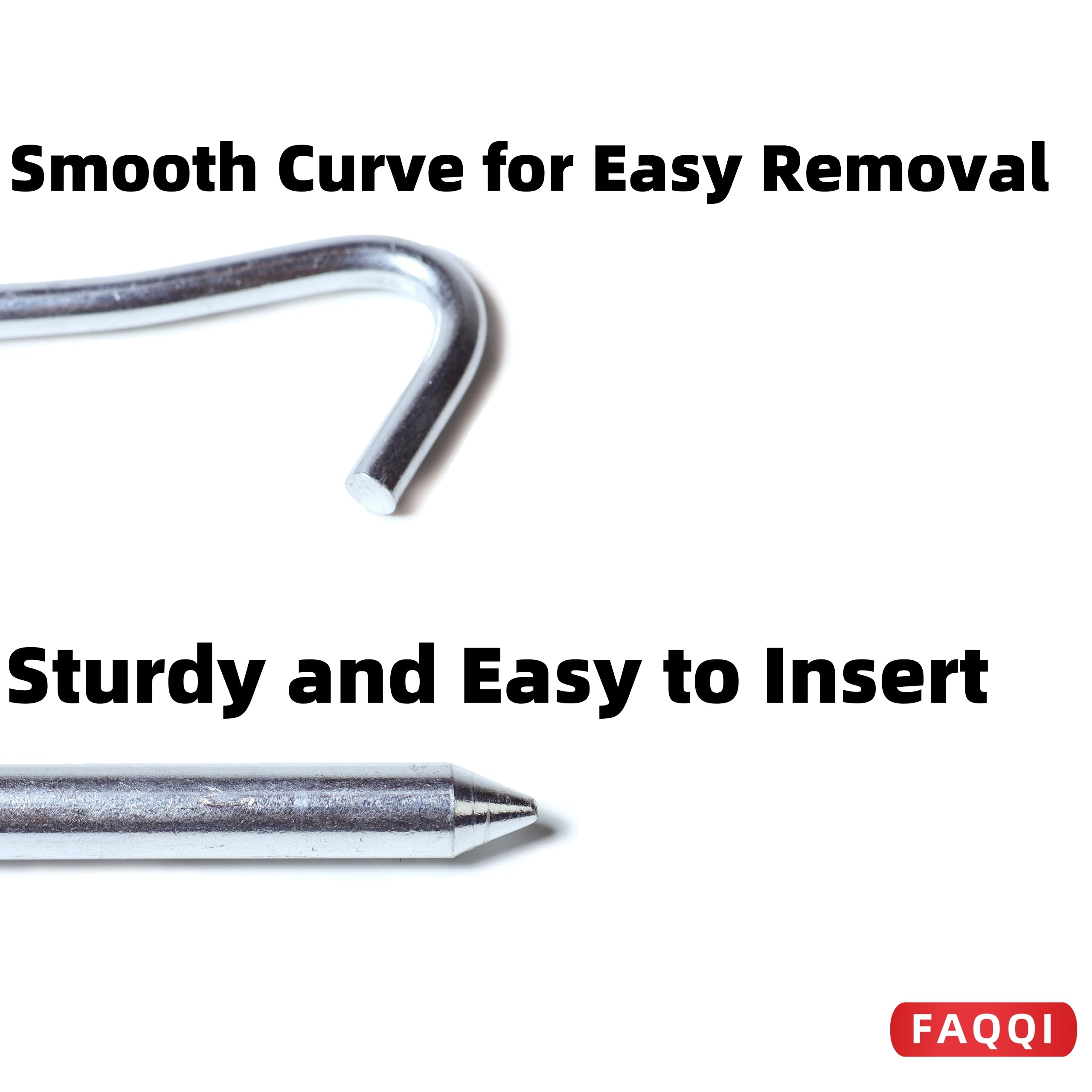 FAQQI Premium Aluminum Potato Nails for Baking - Pack of 10, Perfect for Even Heat Distribution and Faster Cooking