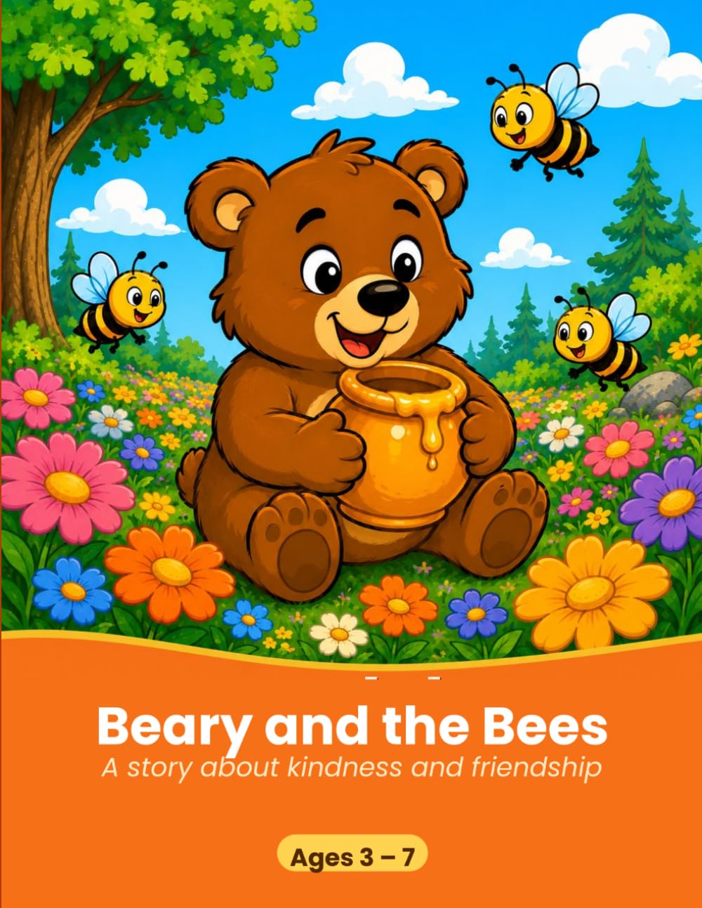 Beary and the Bees: A Sweet Story About Kindness and Friendship for Kids Ages 3-7