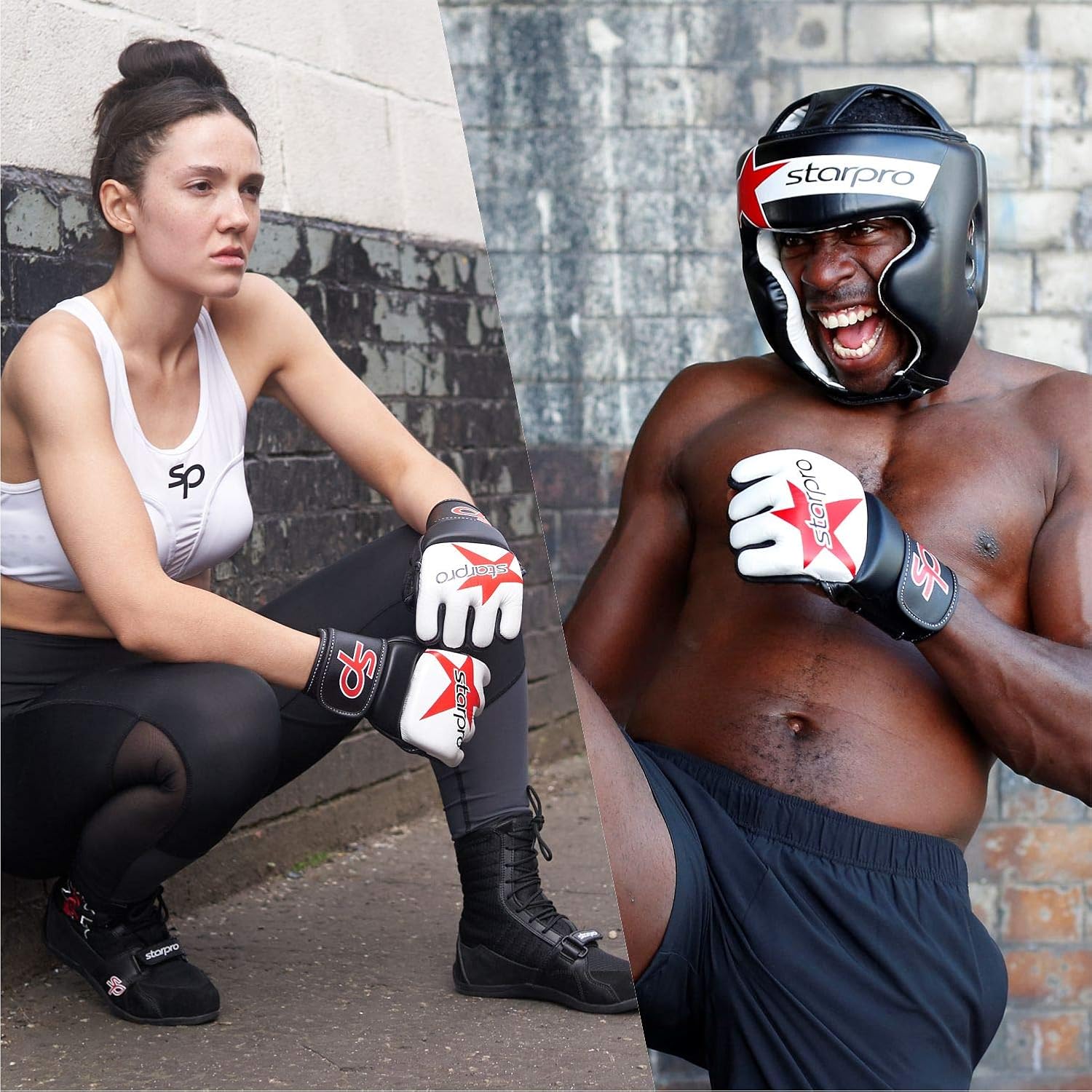 Starpro | Light & Durable MMA Gloves | Great for Grappling & Sparring | MMA Gloves for Men, MMA Gloves Women, MMA Sparring Gloves, MMA Gloves Men, MMA Training Gloves, MMA Boxing Gloves
