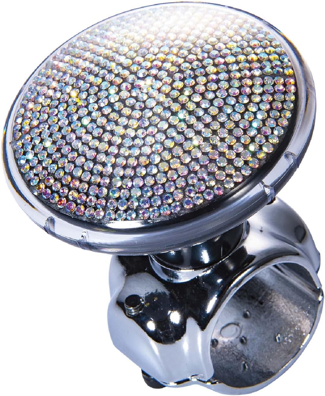 Hypersonic Bling Steering Wheel Knob Spinner M - Fit for Standard Steering Wheels, Smooth Suicide Knob with Bearing - Suitable for Cars, Boats, Trucks & Others