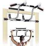 Yes4All Door Pull Up Bar, Heavy Duty Hanging Bar, Pull Up Bar for Doorway, Supports up to 300 lb, Multi-Grip Foam Handles, Fits 24 to 36 Door Frames, Easy Installation for Home Gym Use, Gray