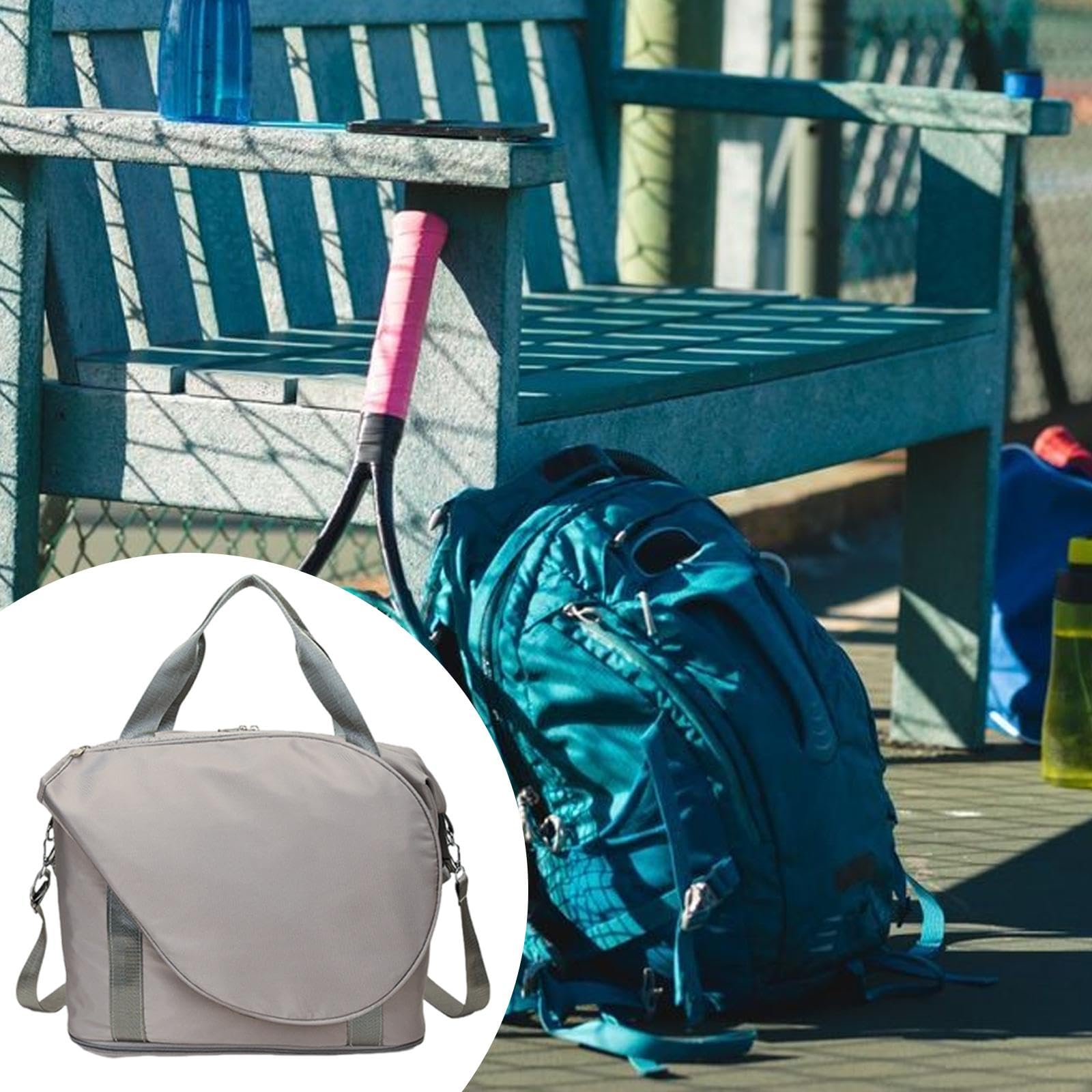 Borsa Porta con Design Elegante Separazione Umido/Asciutto Manico Resistente Capienza Generosa Adatta per Uomini Donne Adulti Sport a